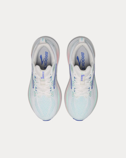 Brooks Running Glycerin 22 White / Limpet Shell / Amparo Blue Running Shoes - 2