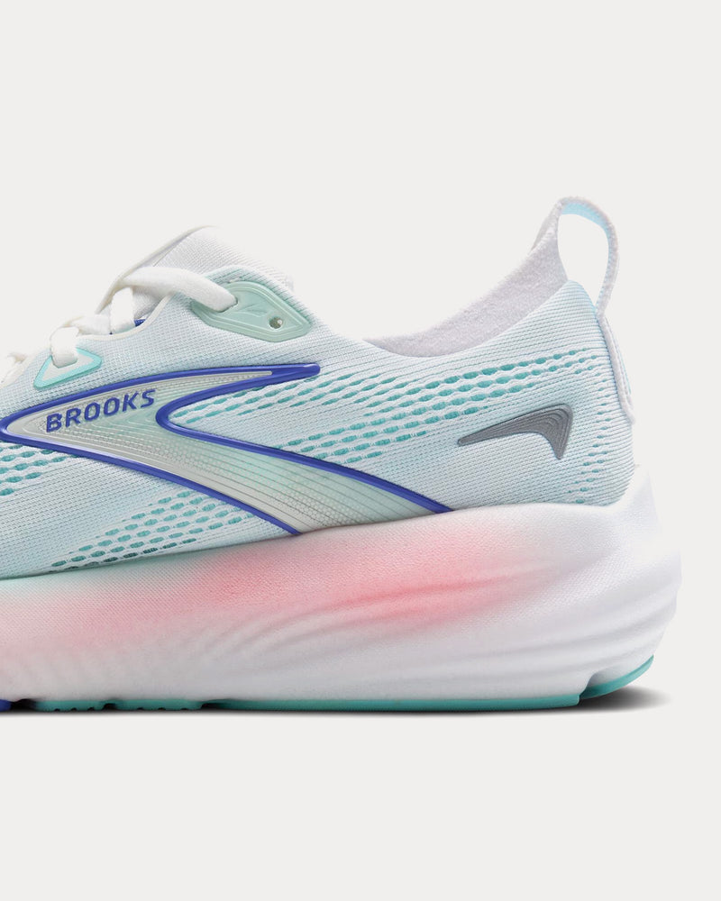 Brooks Running Glycerin 22 White / Limpet Shell / Amparo Blue Running Shoes - 4