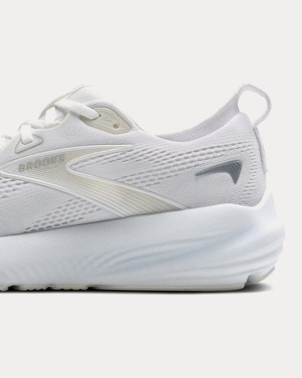 Brooks Running Glycerin 22 White / White / Grey Running Shoes - 5