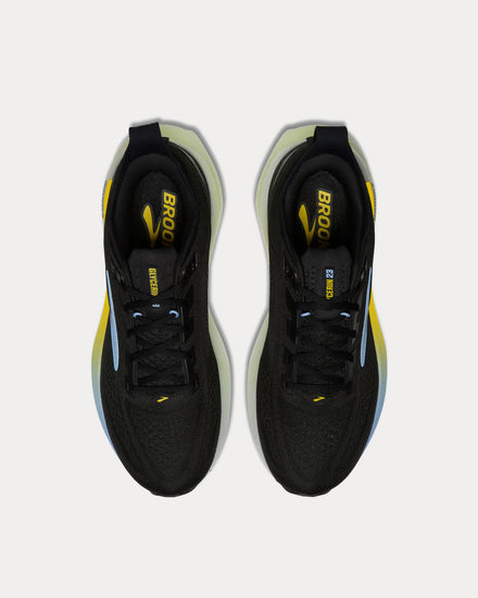 Brooks Running Glycerin 23 Black / Cyber Yellow / Nightlife Running Shoes - 2