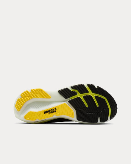 Brooks Running Glycerin 23 Black / Cyber Yellow / Nightlife Running Shoes - 5