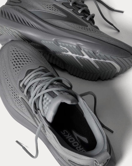 Brooks Running Glycerin 23 Grey / Blackened Pearl / Black Running Shoes - 3