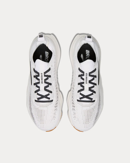 Brooks Running Glycerin Flex White / Black / Gum Running Shoes - 2