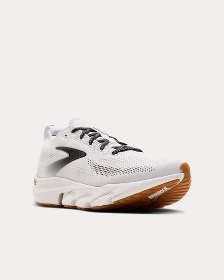 Brooks Running Glycerin Flex White / Black / Gum Running Shoes - 3