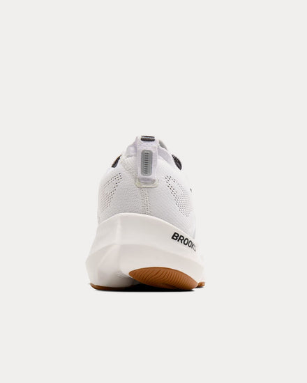 Brooks Running Glycerin Flex White / Black / Gum Running Shoes - 4