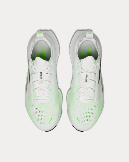Brooks Running Glycerin Flex White / Green Gecko / Phantom Running Shoes - 2