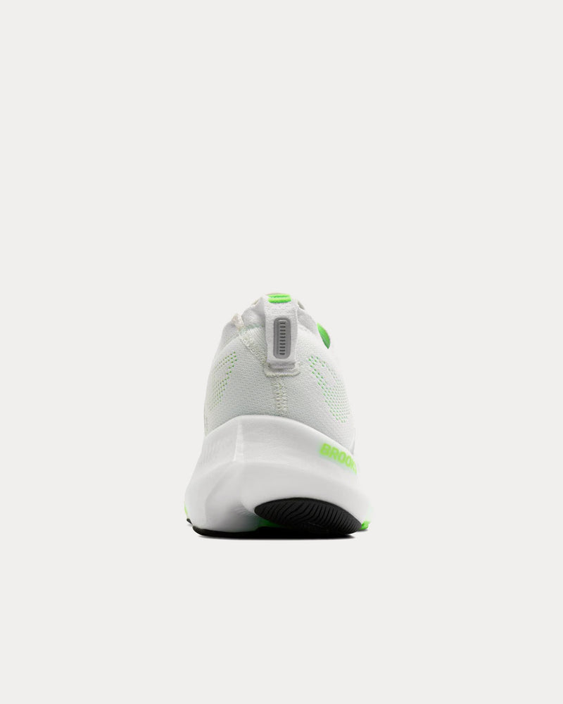 2026 Brooks Glycerin Flex Men\'s Athletic Shoes White Green Gecko Size 9.5 D NIB! 2026 Brooks Glycerin Flex Men main image 4