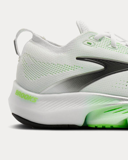 Brooks Running Glycerin Flex White / Green Gecko / Phantom Running Shoes - 4