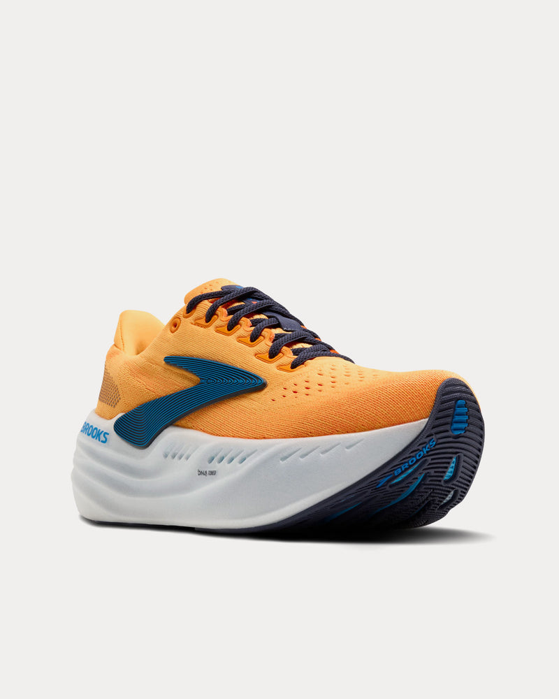 Brooks Running Glycerin Max Blazing Orange / Blue / White Running Shoes - 3