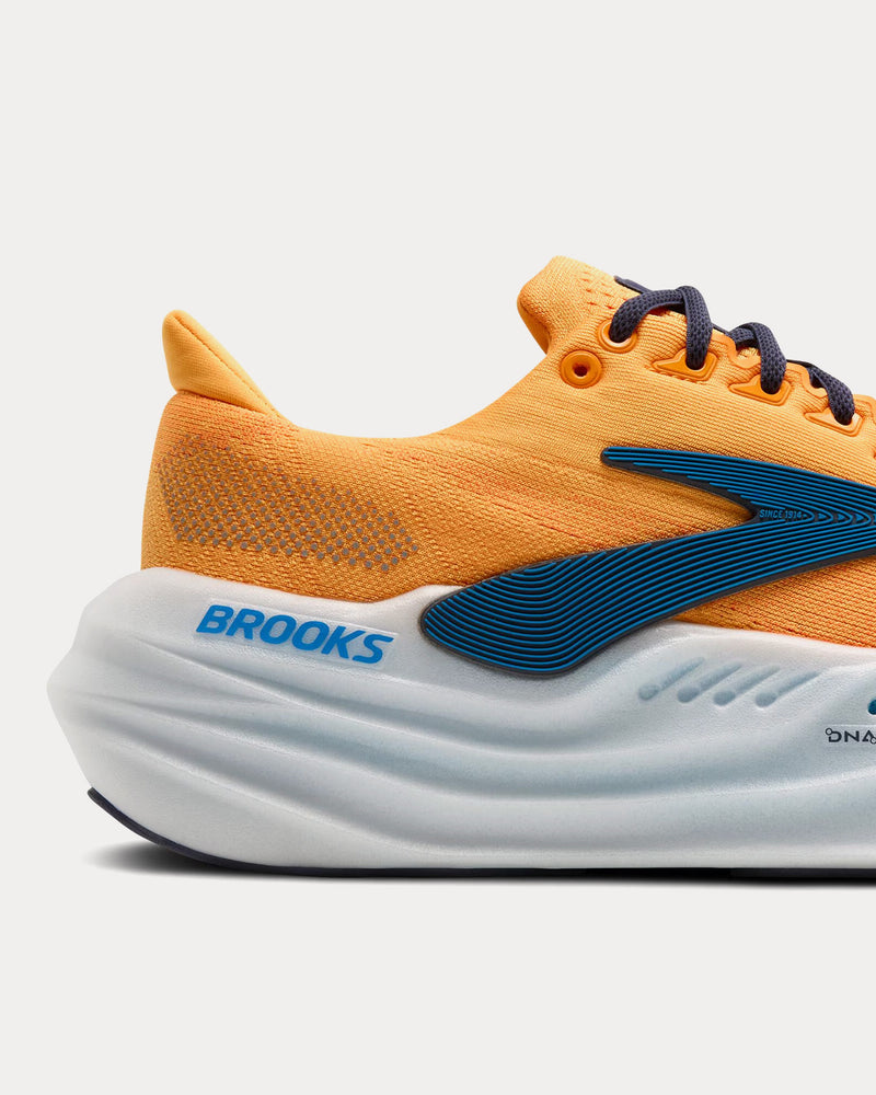 Brooks Running Glycerin Max Blazing Orange / Blue / White Running Shoes - 5