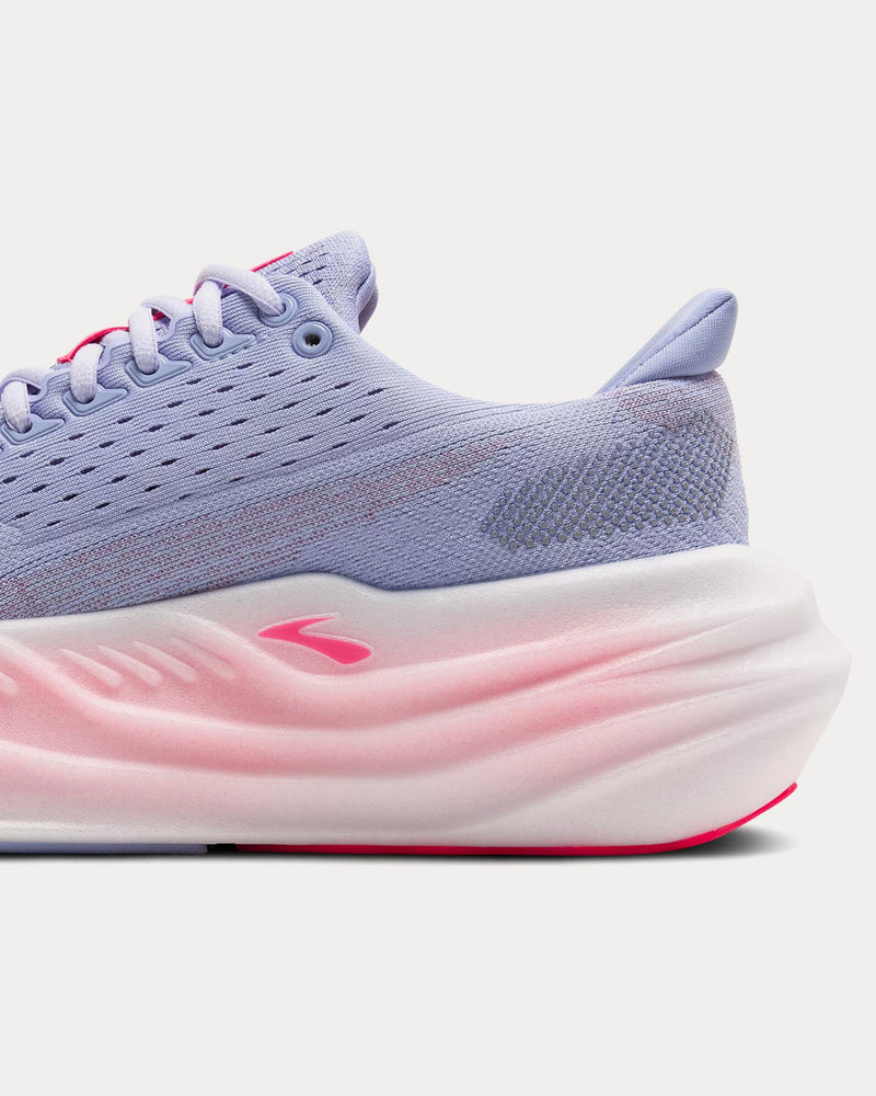 Brooks Running Glycerin Max Blue Heron / Diva Pink / White Running Shoes - 5