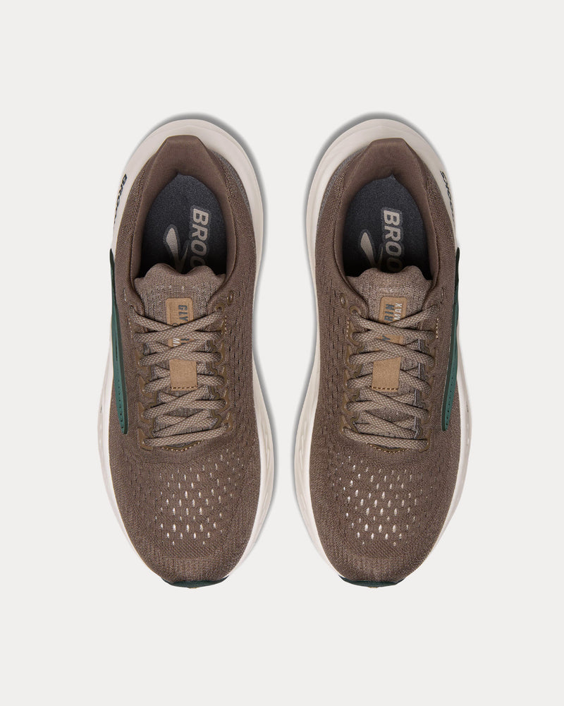 Brooks Running Glycerin Max Falcon / Green / London Fog Running Shoes - 2