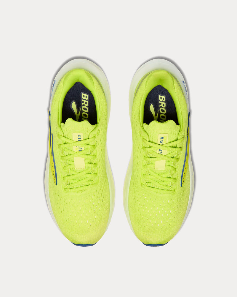 Brooks Running Glycerin Max Lime / Navy Peony / White Running Shoes - 2