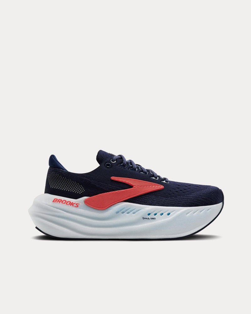 Brooks Running Glycerin Max Peacoat / Blue Ribbon / Hot Coral Running Shoes - 1