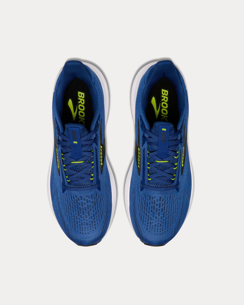 Brooks Running Revel 8 Navy Peony / Black / Acid Lime Running Shoes - 2
