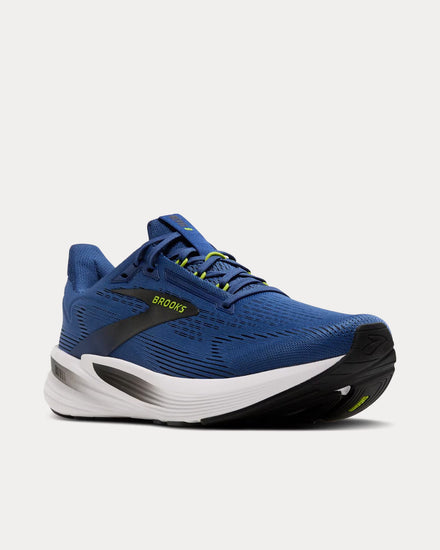 Brooks Running Revel 8 Navy Peony / Black / Acid Lime Running Shoes - 3