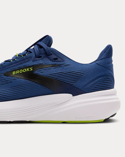 Brooks Running Revel 8 Navy Peony / Black / Acid Lime Running Shoes - 5
