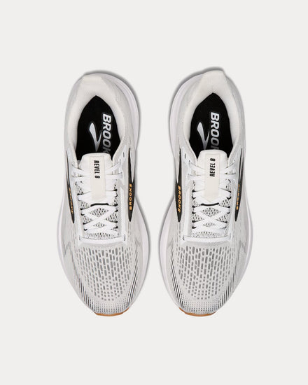 Brooks Running Revel 8 White / Black / Oak Buff Running Shoes - 2