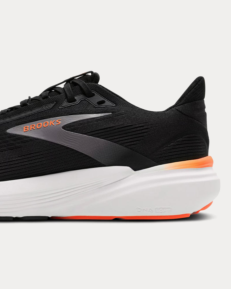 Brooks Running Revel 8 Black / Excalibur / Orange Running Shoes - 5