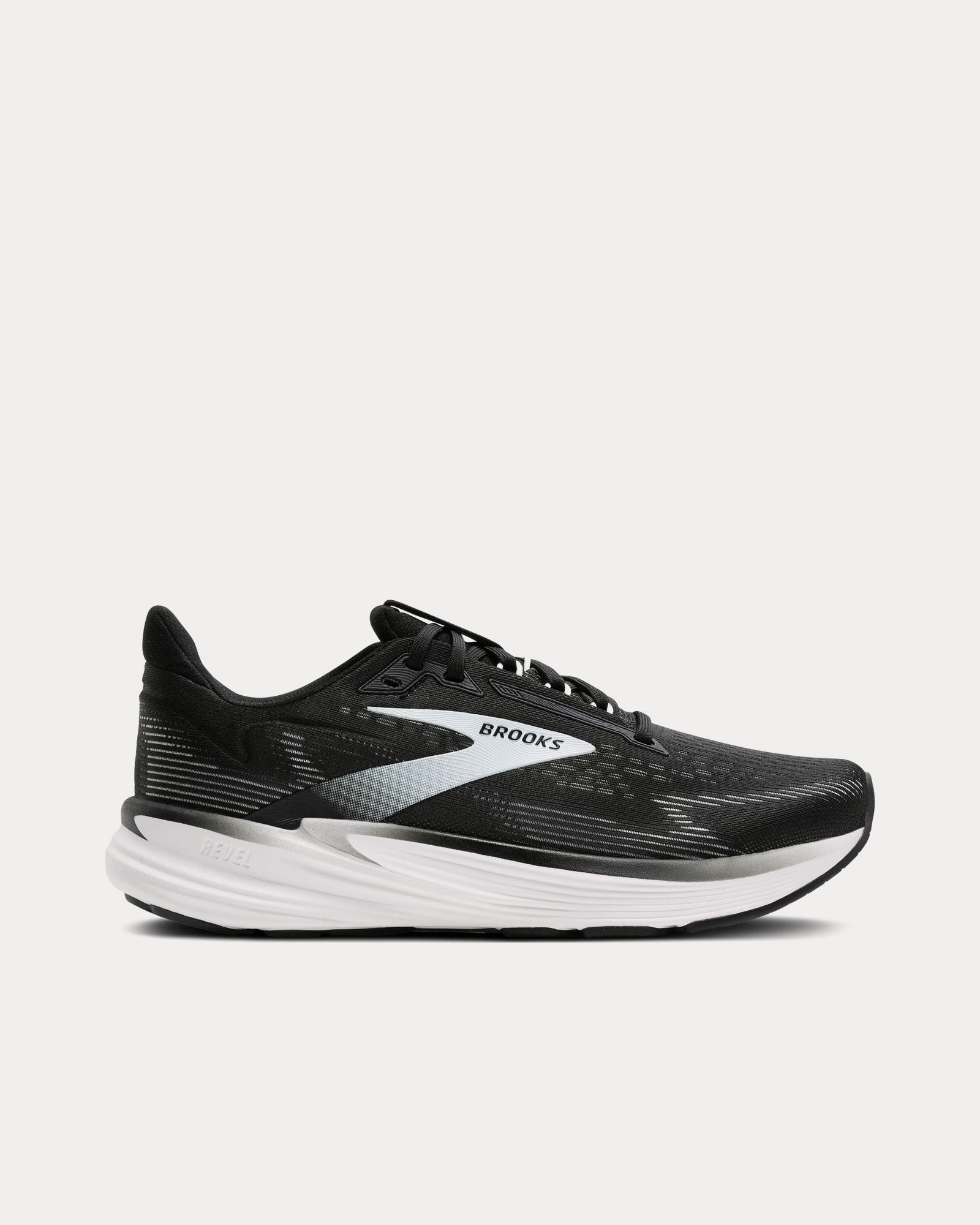 Brooks Running Men's Revel 8 Black / Grey / White Running Shoes