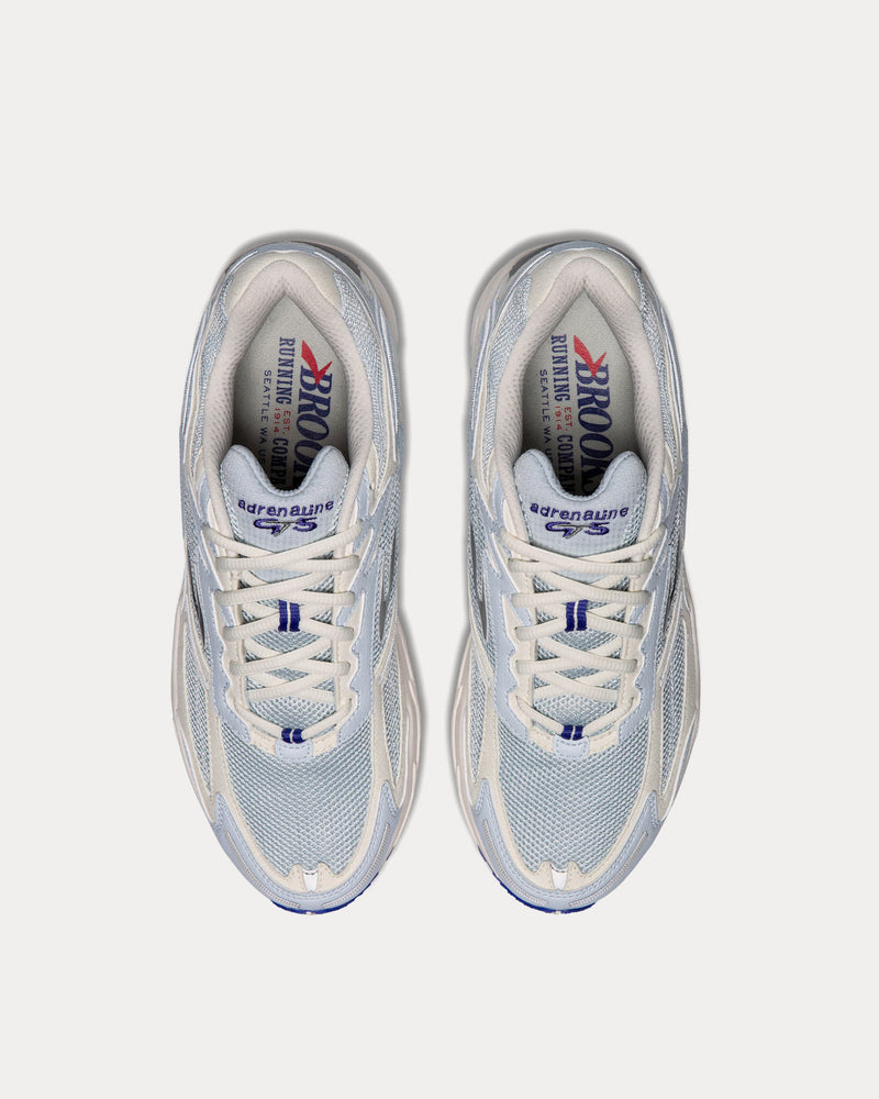 Brooks Running Adrenaline GTS 4 Blue / Aqua / Silver Low Top Sneakers - 2