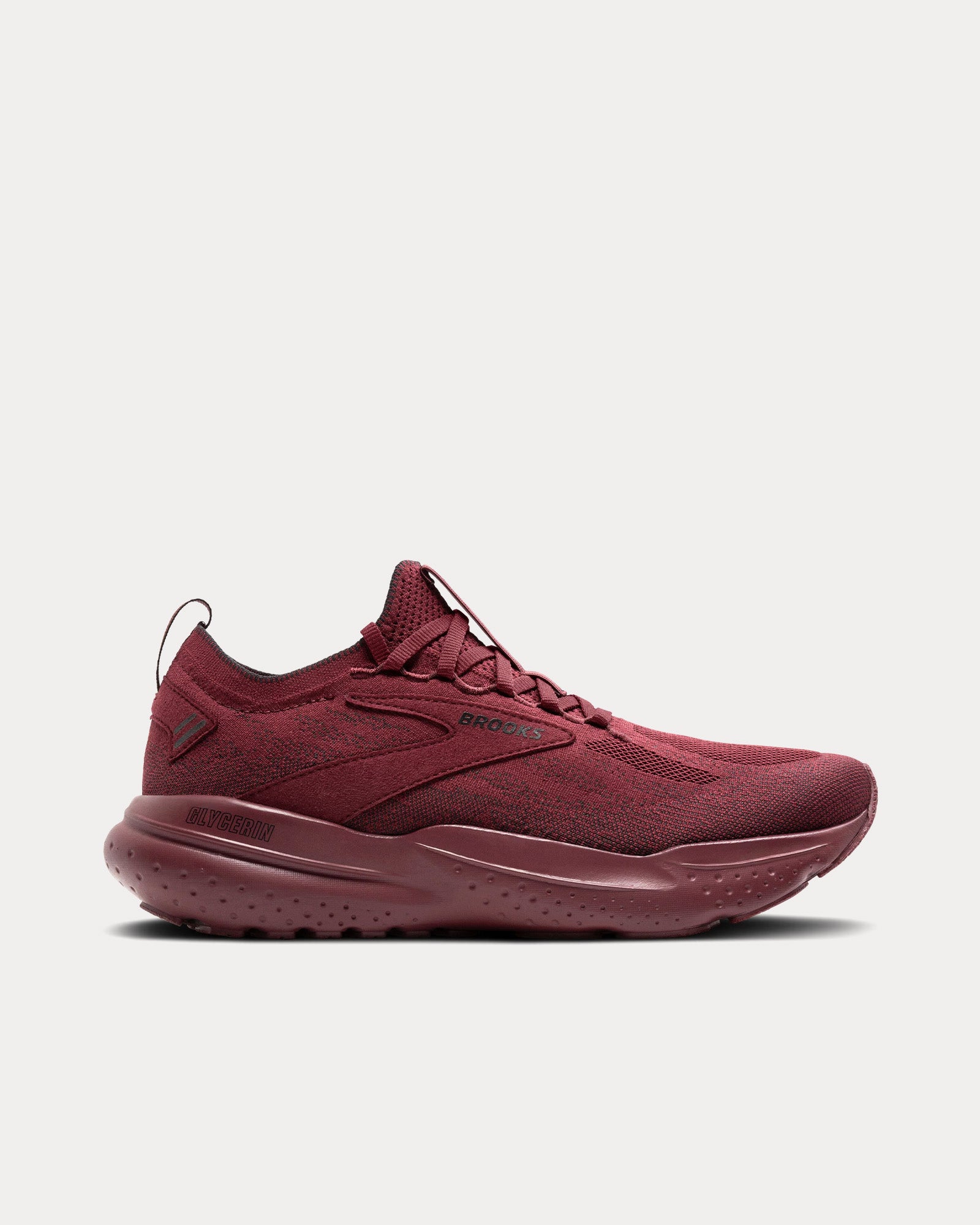 Brooks Glycerin 21 StealthFit Mens 11.5 Running Shoes Burgandy Red Sneakers Brooks Men main image 3