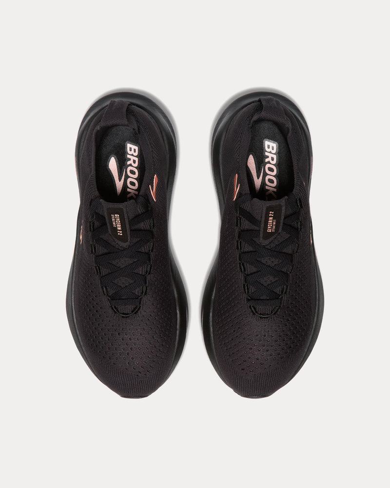 Brooks Running Glycerin StealthFit 22 Black / Grey / Rose Gold Running Shoes - 2