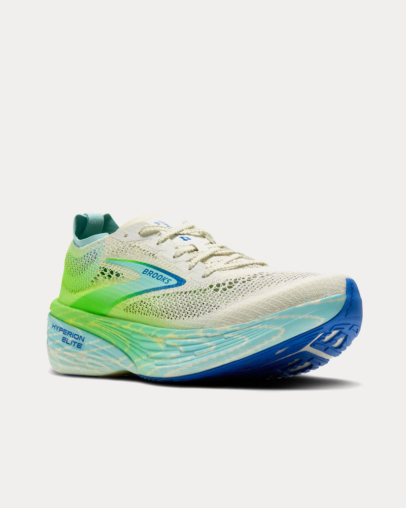 Brooks Running Hyperion Elite 4 PB Bluewash / Green Gecko / Cobalt Running Shoes - 3