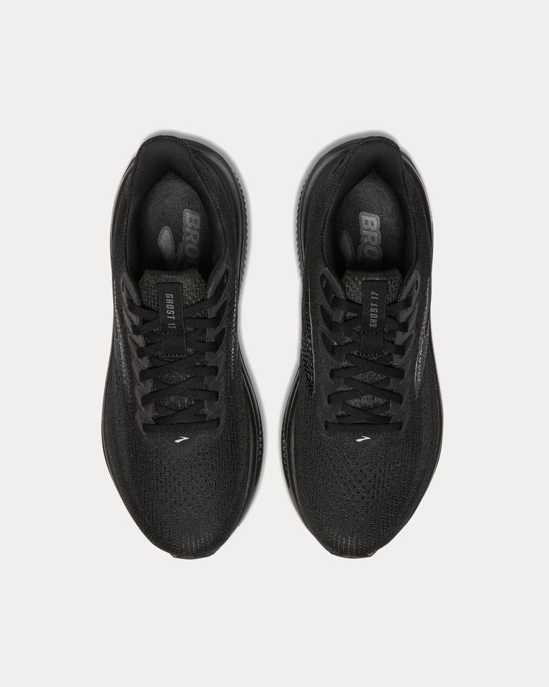 Brooks Running Ghost 17 Black / Black / Ebony Running Shoes - 2
