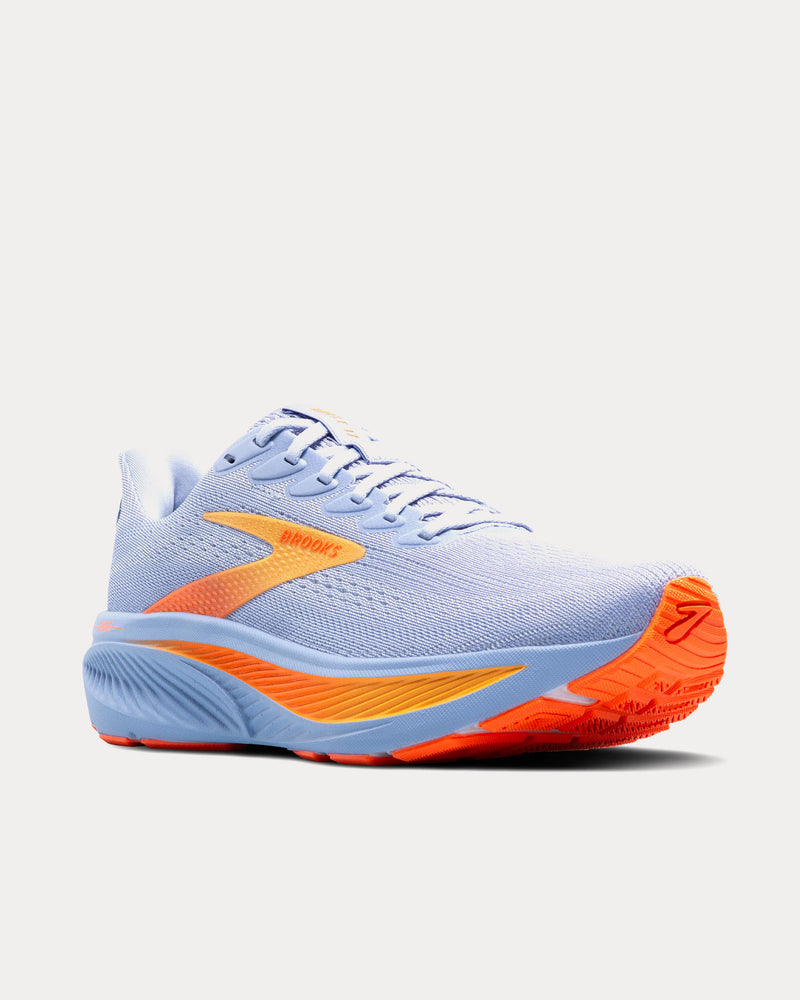 Brooks Running Ghost 17 Blue Heron / White / Orange Running Shoes - 3