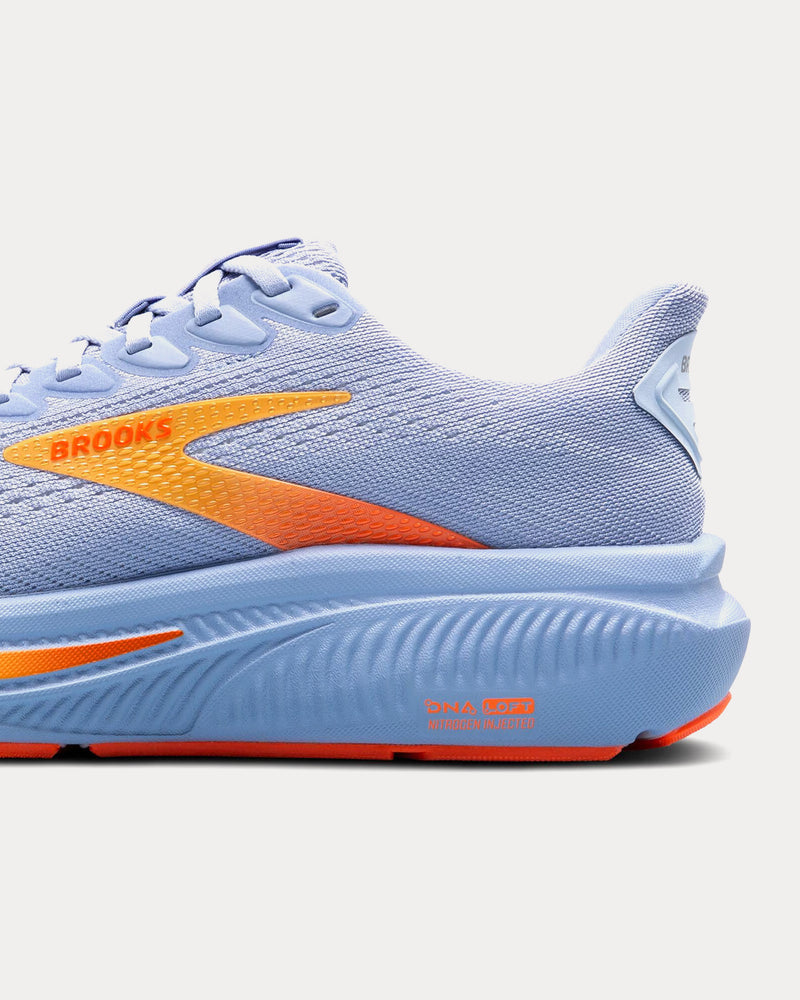 Brooks Running Ghost 17 Blue Heron / White / Orange Running Shoes - 5