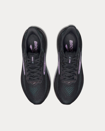 Brooks Running Ghost 17 Grey / Clearwater / Purple Running Shoes - 2