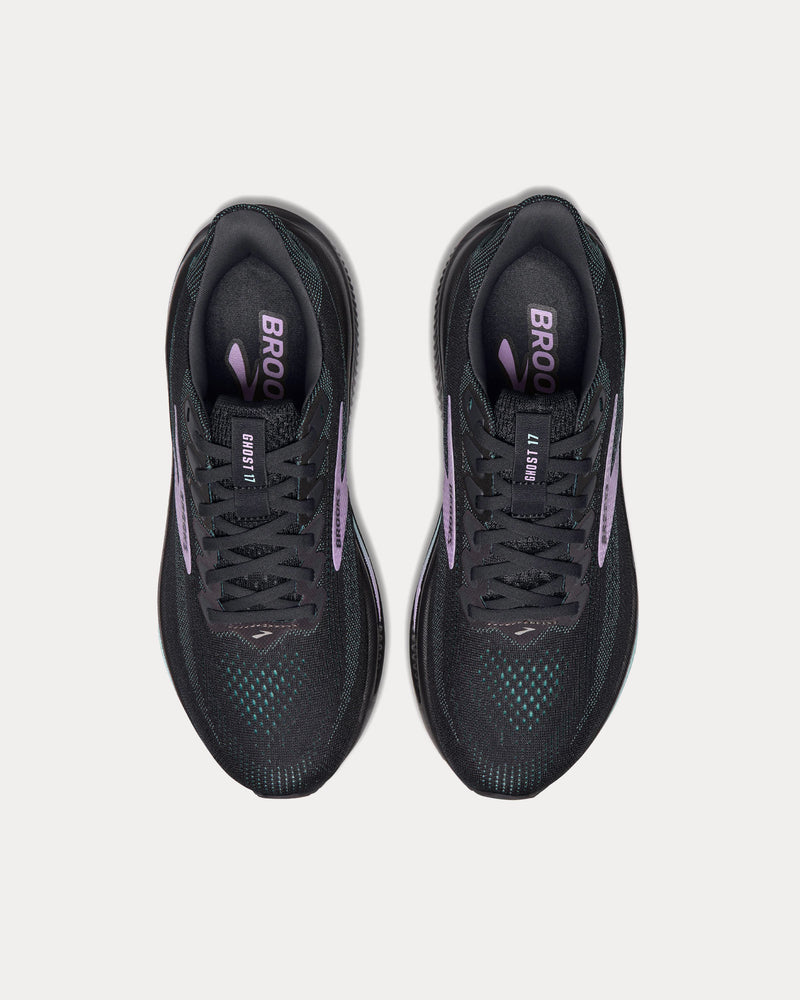 Brooks Running Ghost 17 Grey / Clearwater / Purple Running Shoes - 2