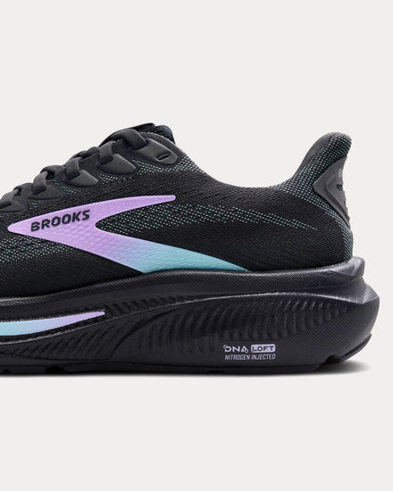 Brooks Running Ghost 17 Grey / Clearwater / Purple Running Shoes - 5