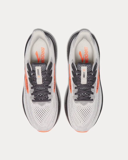 Brooks Running Ghost 17 Oyster Mushroom / Orange / Ebony Running Shoes - 2