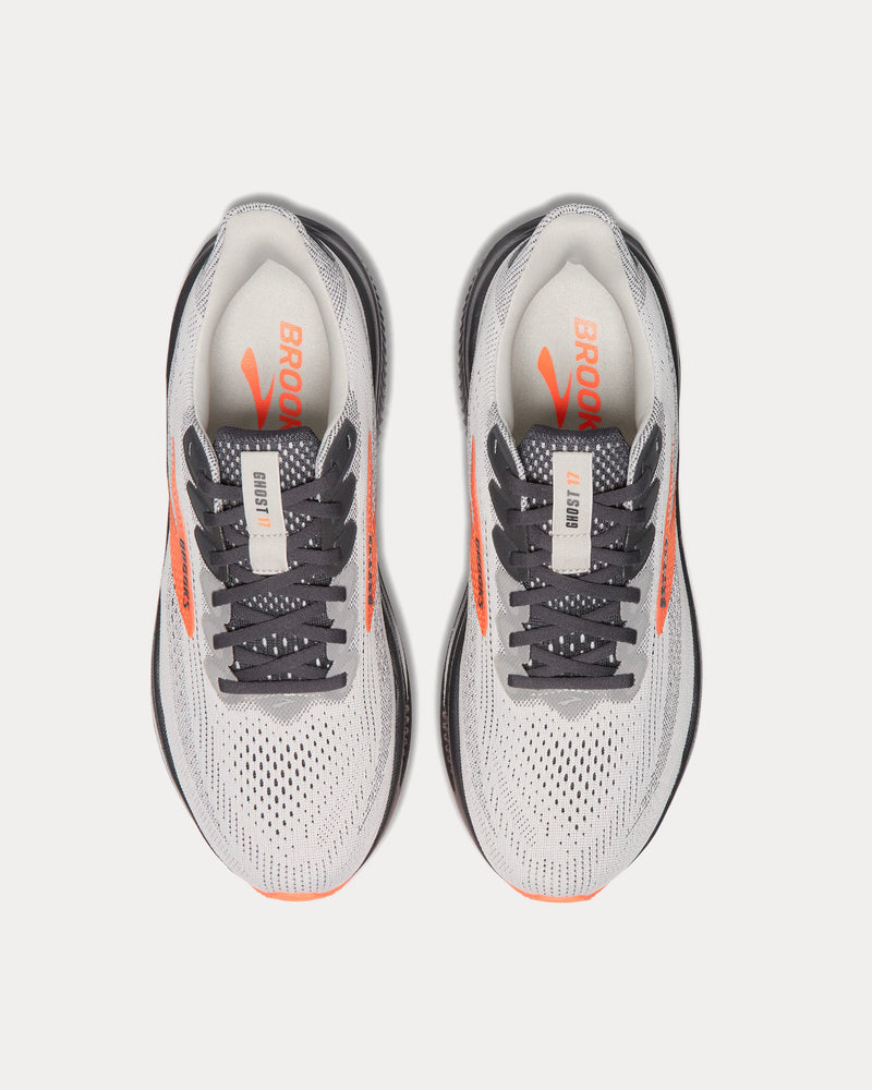 Brooks Running Ghost 17 Oyster Mushroom / Orange / Ebony Running Shoes - 2