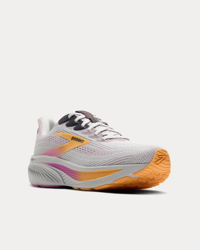 Brooks Running Ghost 17 Oyster / Apricot / Pink Running Shoes - 3
