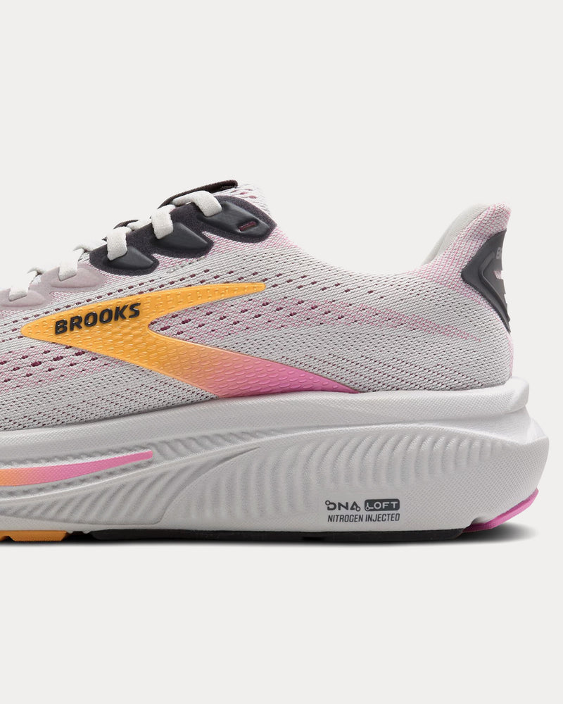 Brooks Running Ghost 17 Oyster / Apricot / Pink Running Shoes - 5