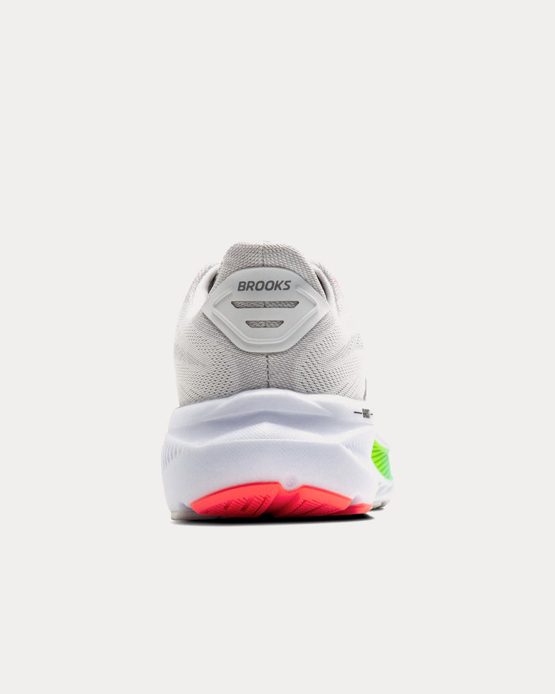 Brooks Running Ghost 17 White / Pink Clay / Gecko Running Shoes - 4