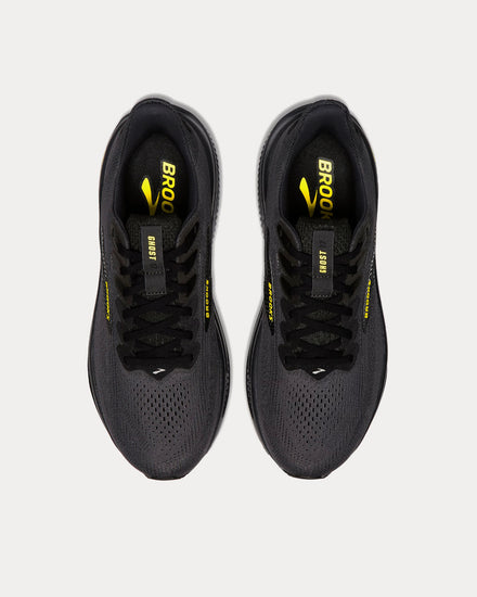Brooks Running Ghost 17 Ebony / Black / Yellow Running Shoes - 2