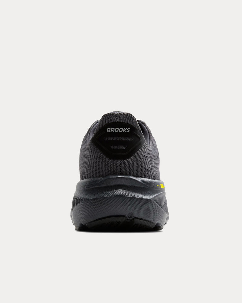 Brooks Running Ghost 17 Ebony / Black / Yellow Running Shoes - 4