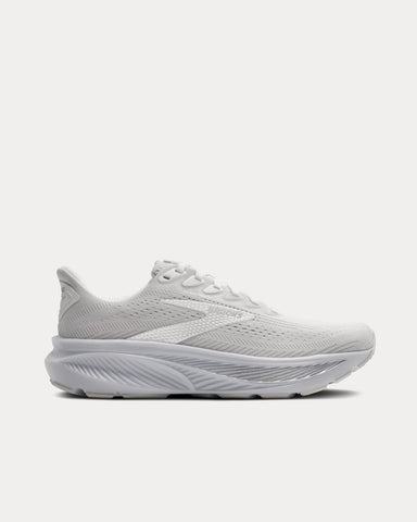 Brooks Running Ghost 17 White / White / Grey Running Shoes