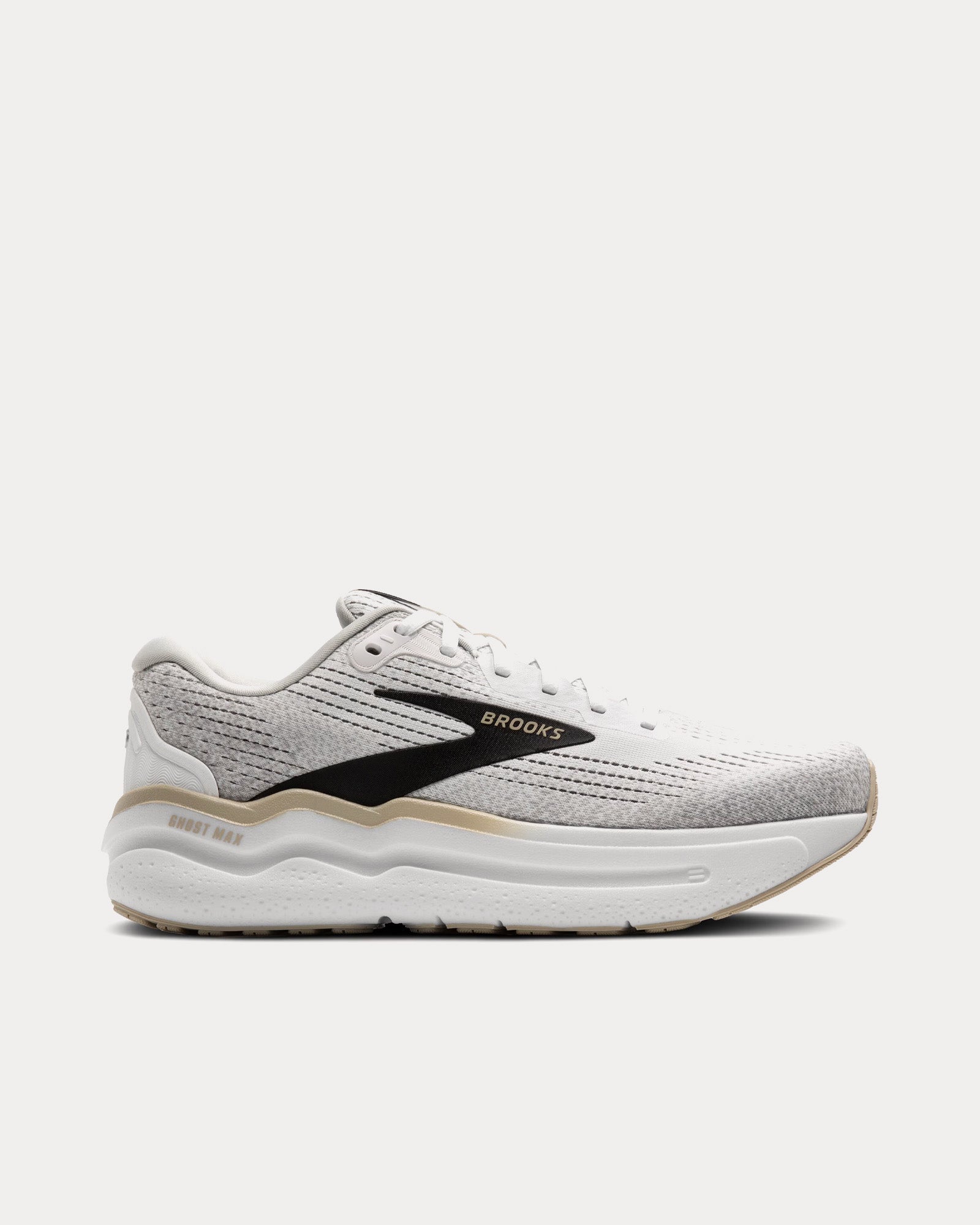 Brooks Running Men's Ghost Max 2 White / Pelican / Oyster Running