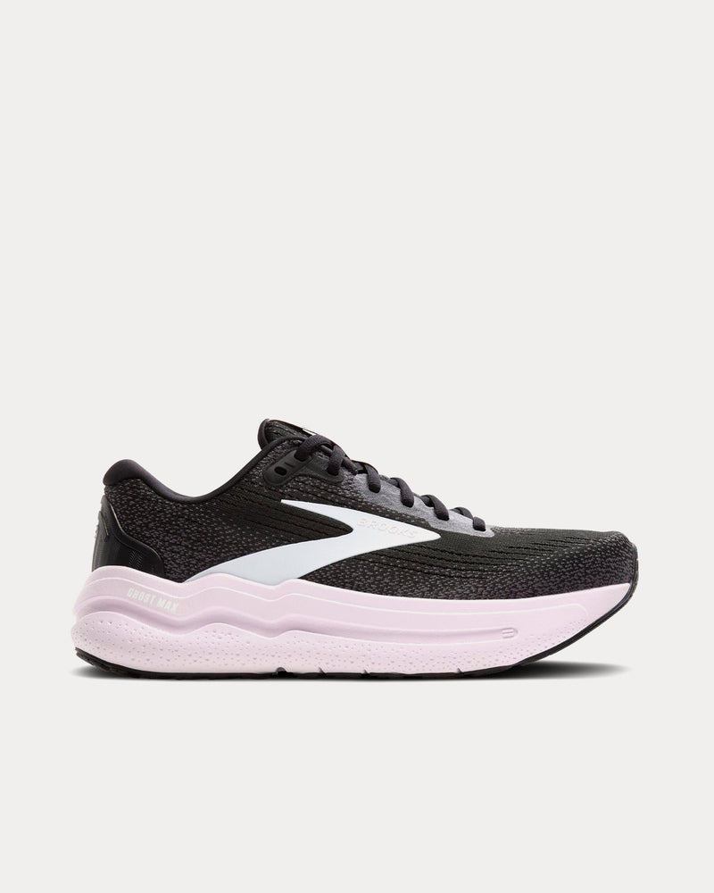 Brooks Running Ghost Max 2 Black / White / Orchid Ice Running Shoes - 1
