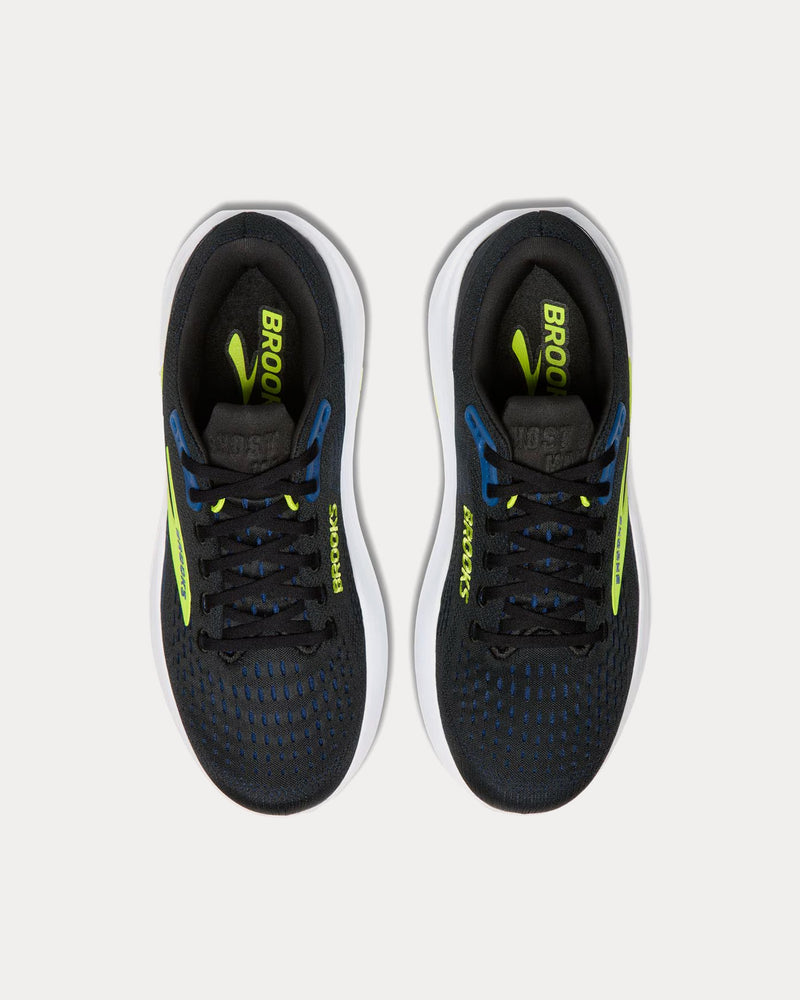 Brooks Running Ghost Max 3 Black / Navy / Acid Lime Running Shoes - 2