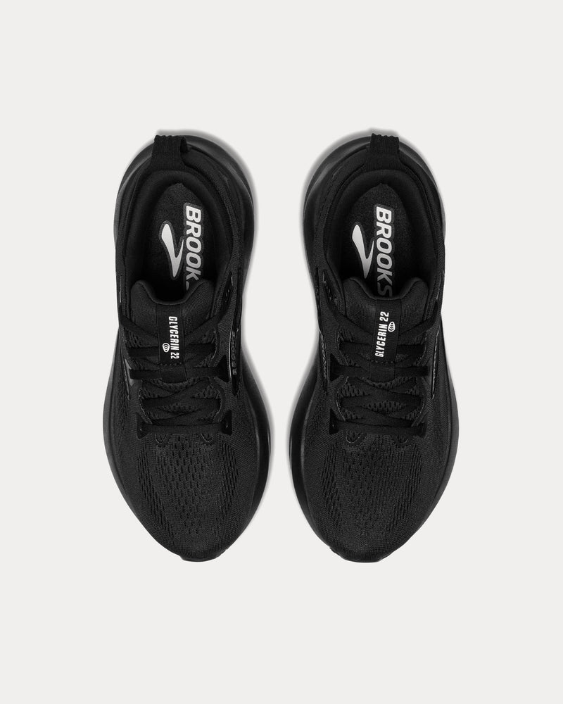Brooks Running Glycerin 22 Black / Black / Ebony Running Shoes - 2