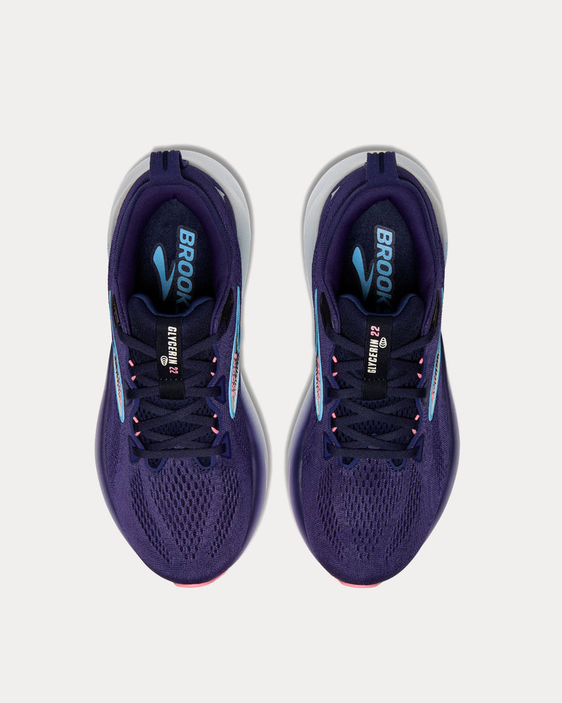 Brooks Running Glycerin 22 Blue Ribbon / Peacoat / Dianthus Running Shoes - 2