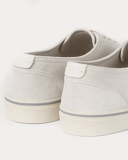 Brunello Cucinelli Reversed Calfskin White Low Top Sneakers - 5