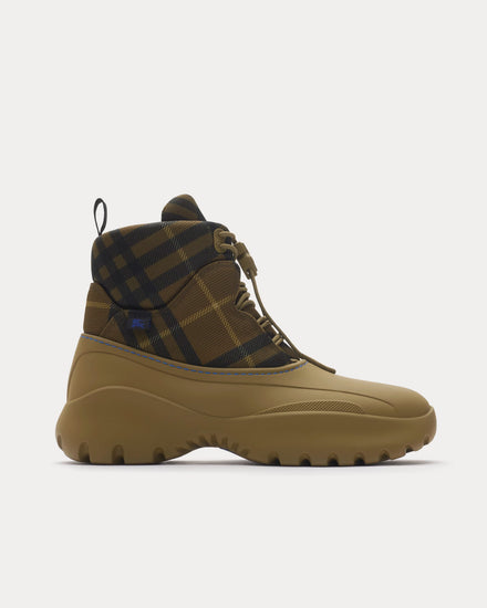 Burberry Check Scoot Trek Furrow Boots - 1