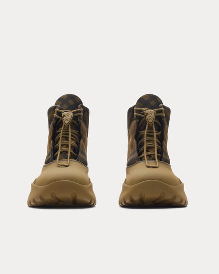 Burberry Check Scoot Trek Furrow Boots - 3